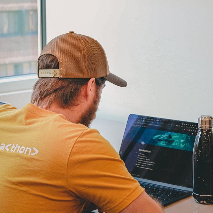 iOS app development workspace